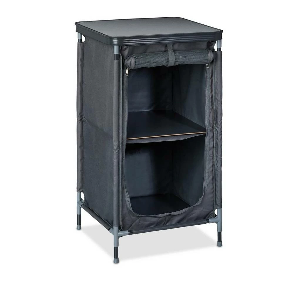 relaxdays Falttürenschrank »Campingschrank mit 2 Ablagen« – Bild 10