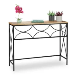 relaxdays Konsolentisch »Konsolentisch Mangoholz«