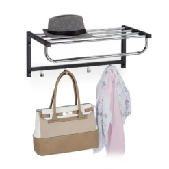 relaxdays Wandgarderobe »Wandgarderobe mit Ablage«