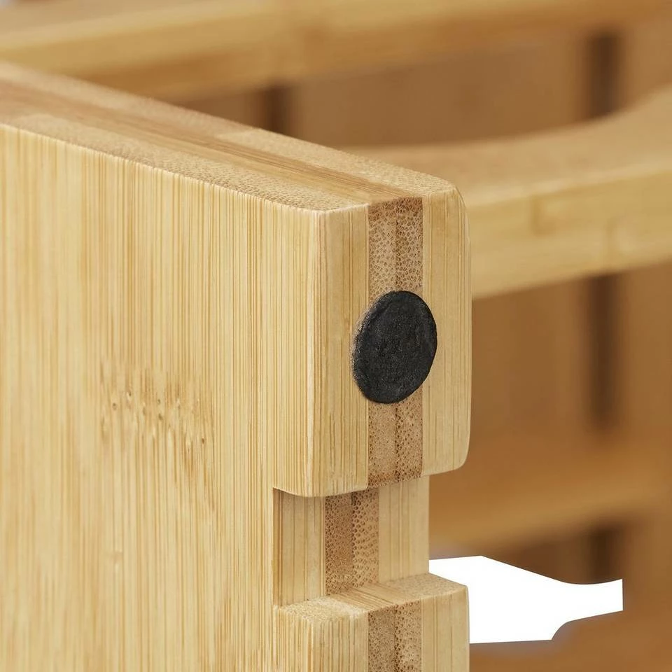 relaxdays Weinregal »Stapelbares Weinregal aus Bambus«, 2 – Bild 7